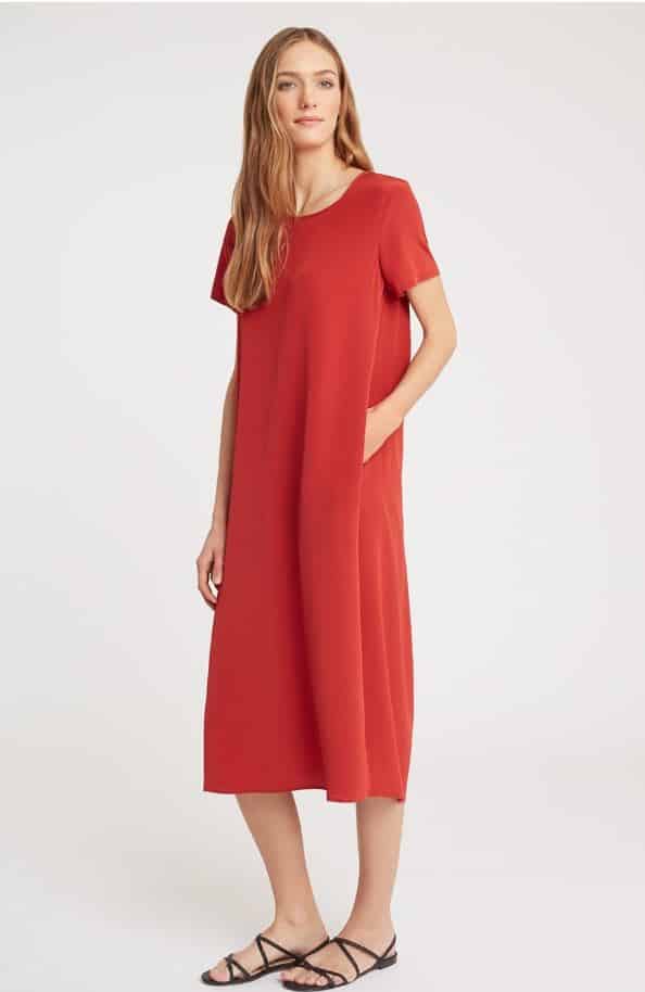 Cuyana silk dress - The Green Hub