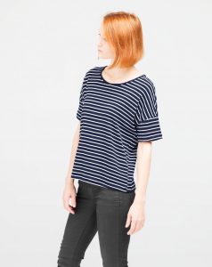 ethical striped tee