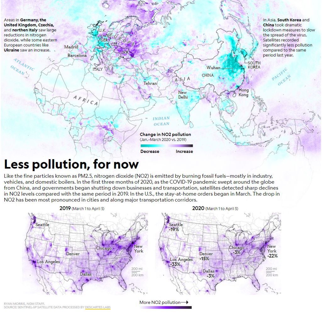 National Geographic COVID-19 air pollution