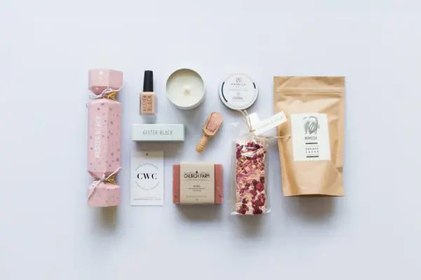 Curated with conscience ethical Christmas gift boxes