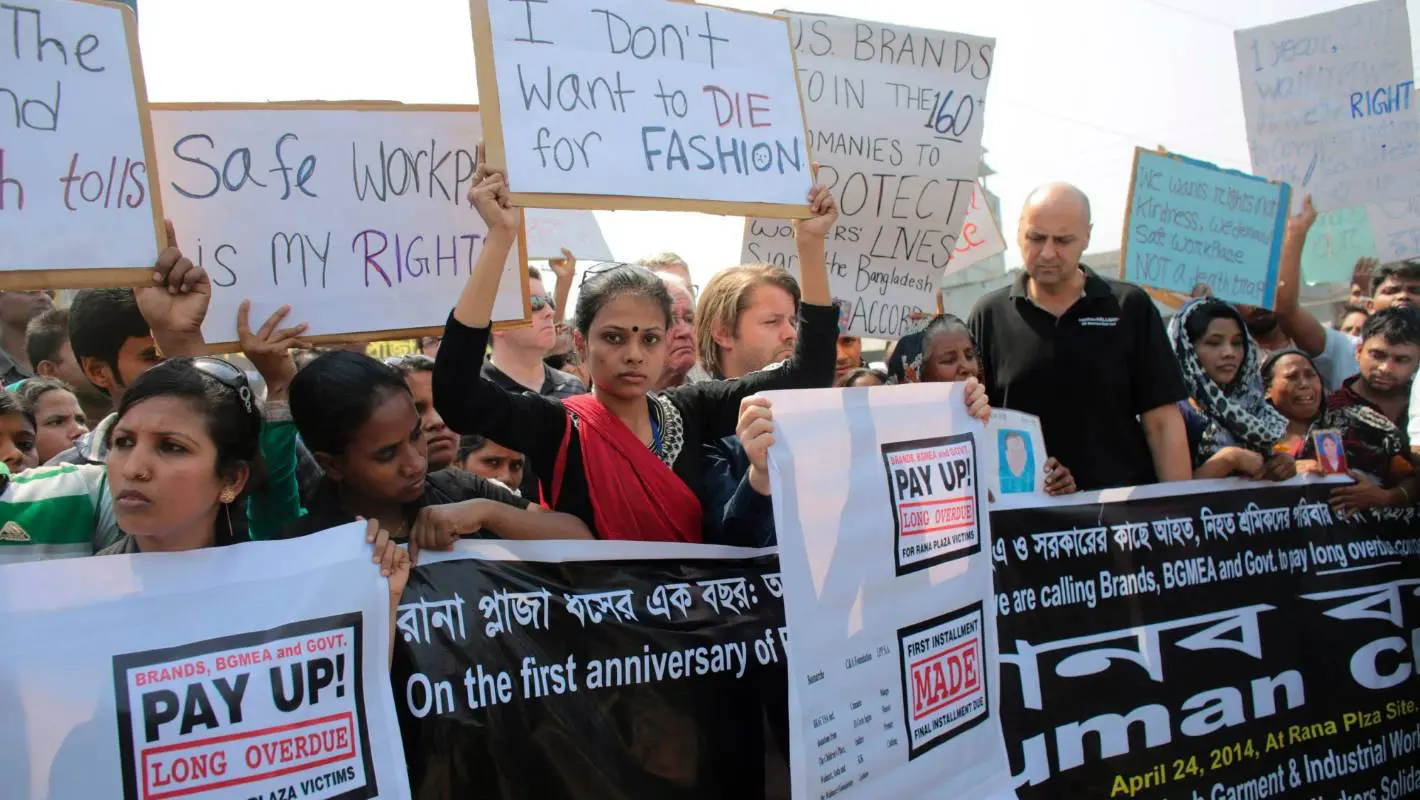 I dont want to die for fashion Rana Plaza PayUp