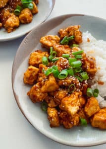 vegan sweet spicy tofu recipe