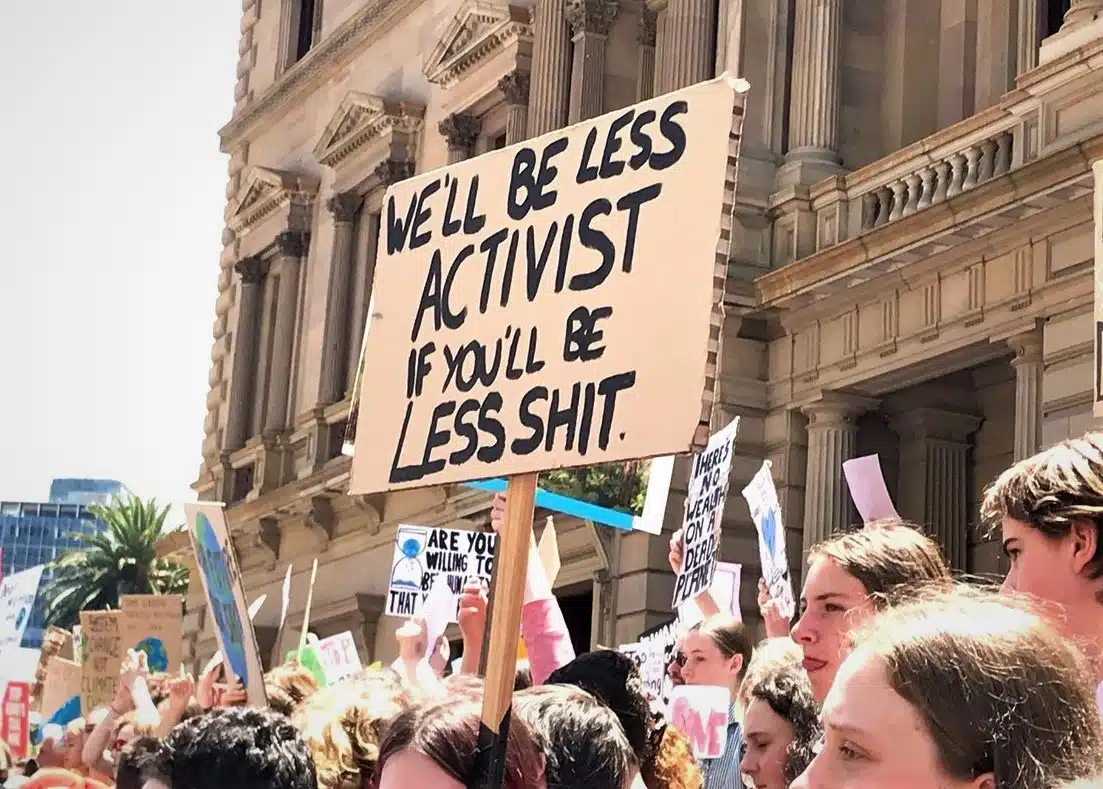 We'll be less activist Climate March